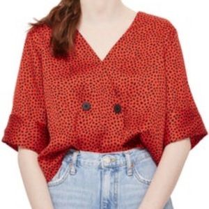 BNWOT‼️ TOPSHOP BUTTON FRONT TOP‼️